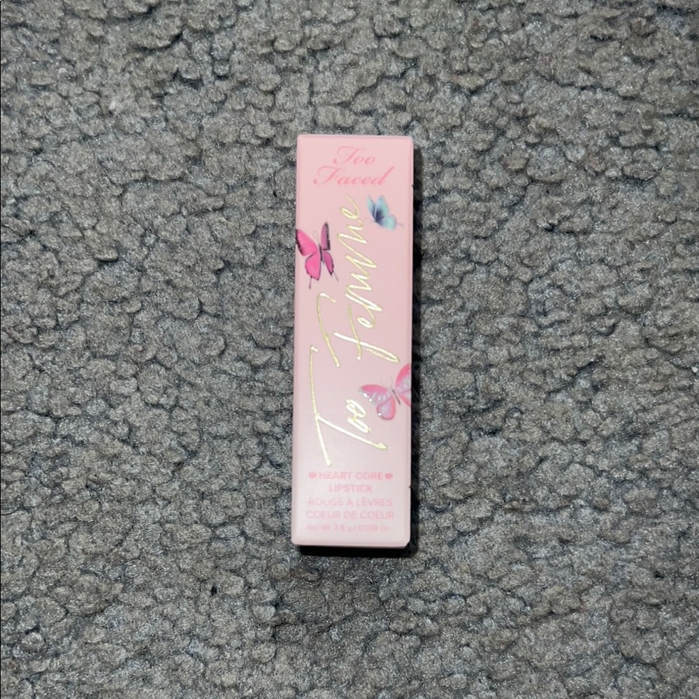 Too Faced Pink Lipstick Vibrant Color Long-lasting